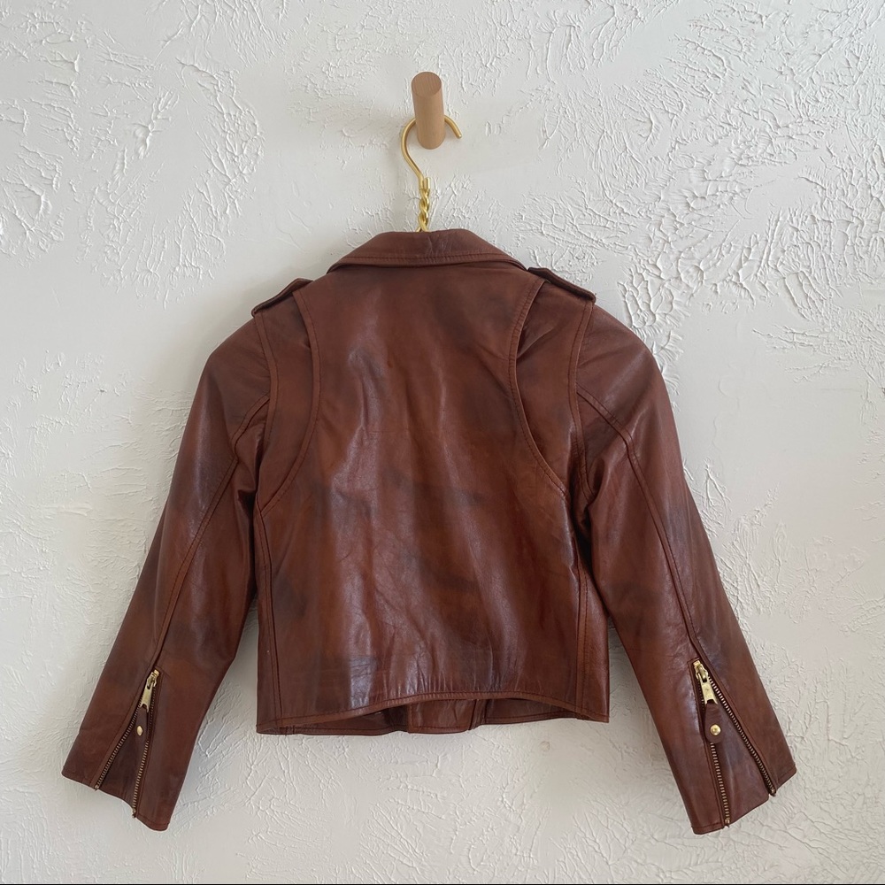 the sway crop leather Moto jacket • xs - Picture 16 of 16